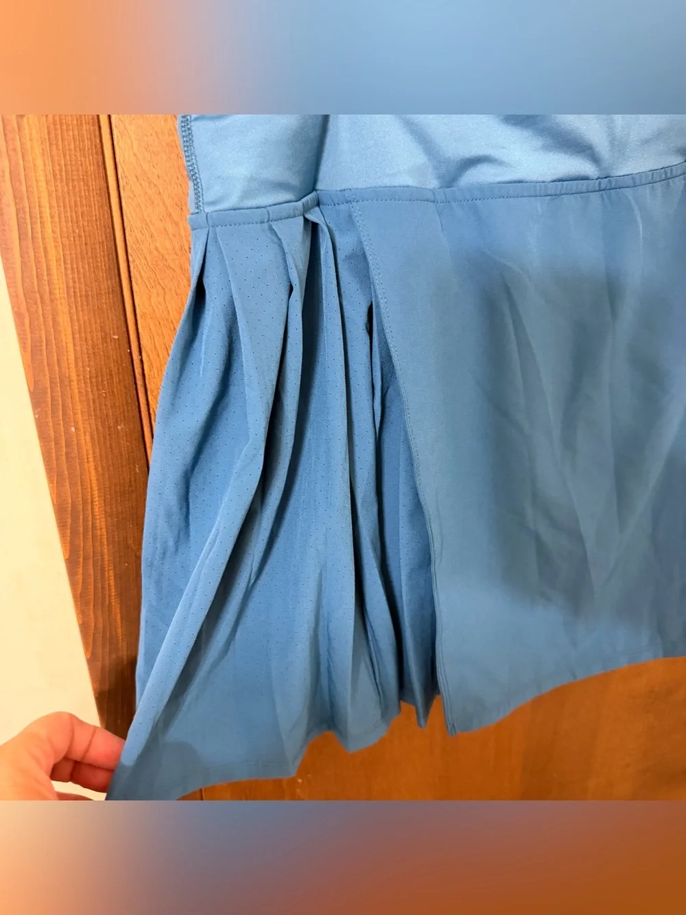 Crane Women’s XL Blue Athletic Skort Pull-On Elastic Waist Solid Short